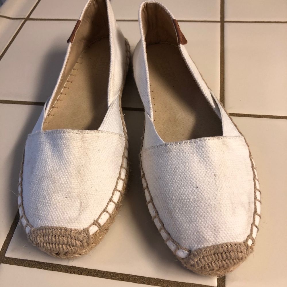 SPERRY canvas beige espadrilles 6.5 medium